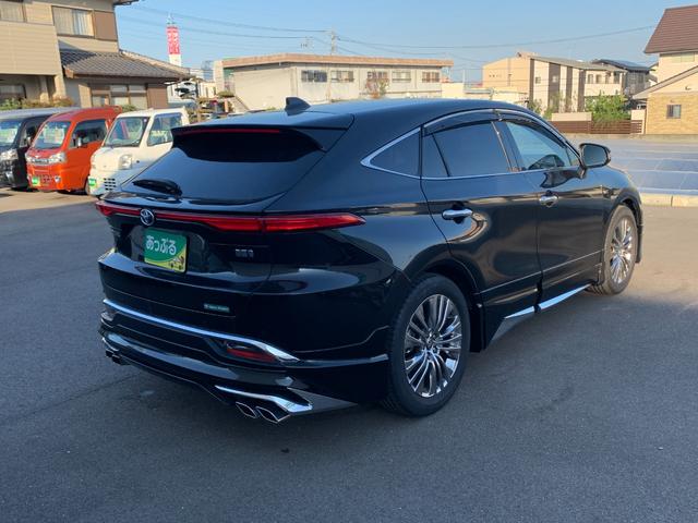 ハリアーハイブリッド Z レザーパッケージ 純正12.3インチディスプレイオーディオ 純正12.3インチディスプレイオーディオモデリスタフルエアロ パワーシート シートメモリー ETC ドラレコ 電子パーキング 電動リアゲート(10枚目)