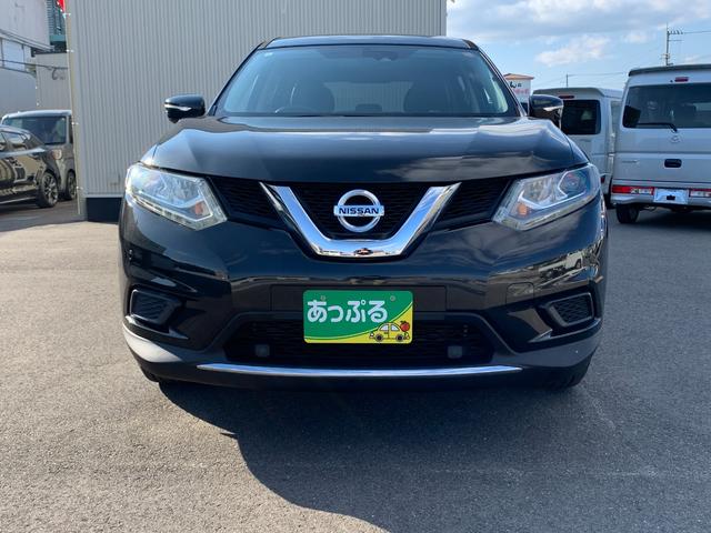 エクストレイル ２０Ｘ　ハイブリッド　エマージェンシーブレーキＰ　４ＷＤ　純正８インチナビ（ＴＶ／ＢＴ／ＦＭ／ＡＭ）　バックカメラ　革巻きハンドル　ステリモ　電動リアゲート　前席シートヒーター　ＥＴＣ　オートライト　オートエアコン　電格ミラー　マット　バイザー（6枚目）