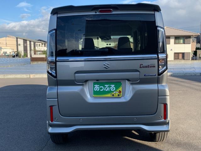 スペーシアカスタム ハイブリッドＸＳ　純正９インチナビ（ＴＶ／ＢＴ／ＦＭ／ＡＭ）　アラウンドビューモニター　ステアリングヒーター　前席シートヒーター　ヘッドアップディスプレイ　両側パワスラ　アイドリングストップ　ハーフレザーシート（8枚目）