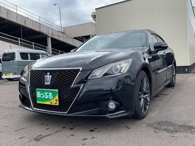 クラウンハイブリッド アスリートＳ　ブラックスタイル　純正ナビ（ＴＶ／ＢＴ／ＦＭ）　バックカメラ　サンルーフ　革巻きハンドル　ドラレコ　スイングレジスター　ステリモ　クルコン　前席シートヒーター　電動シート　コーナーセンサー　横滑り防止　オートエアコン（10枚目）