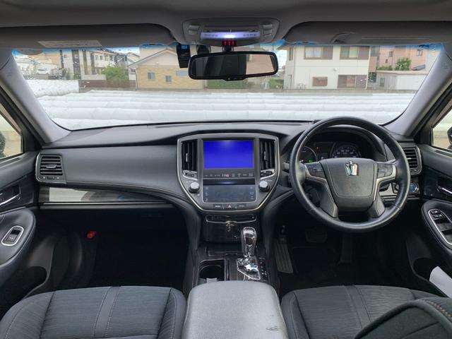 クラウンハイブリッド アスリートＳ　ブラックスタイル　純正ナビ（ＴＶ／ＢＴ／ＦＭ）　バックカメラ　サンルーフ　革巻きハンドル　ドラレコ　スイングレジスター　ステリモ　クルコン　前席シートヒーター　電動シート　コーナーセンサー　横滑り防止　オートエアコン（34枚目）