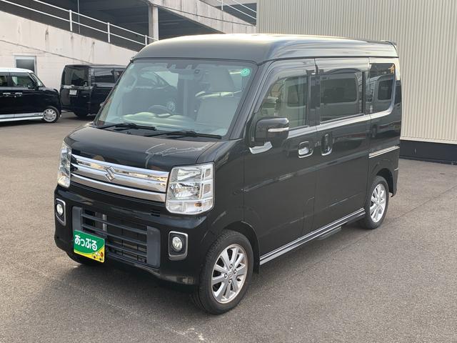 エブリイワゴン ＰＺターボスペシャル　社外ナビ（ＢＴ／ＦＭ／ＡＭ／ＴＶ）バックカメラ　ステリモ　両側パワースライド　ドラレコ　ＥＴＣ　コーナーセンサー　横滑り防止　衝突軽減　オートライト　オートエアコン　電格ミラー　シートカバー（3枚目）