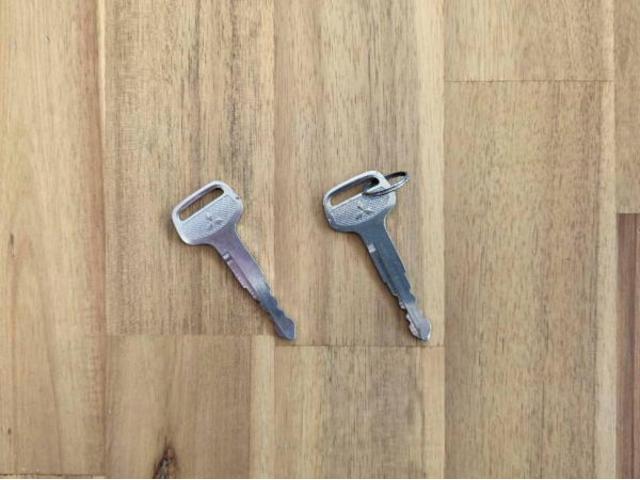板キーです。スペアキーもあります。