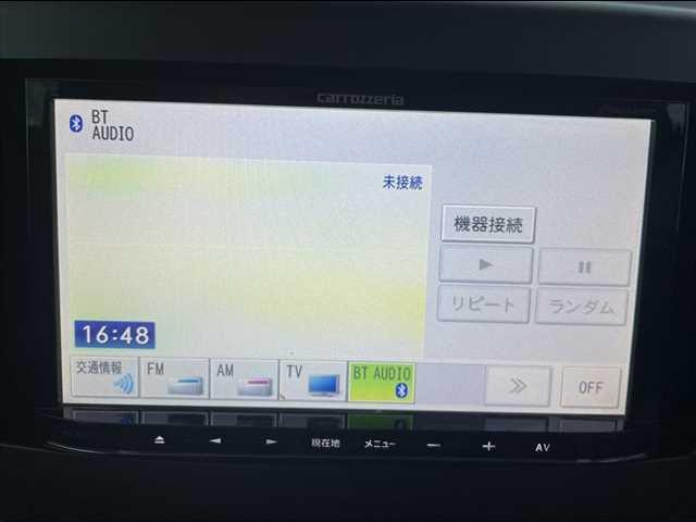 後期 社外メモリーナビ フルセグTV DVD再生 Bluetooth スマートキー スペアキー エコアイドル 純正セキュリティ 純正マットバイザー チルトステアリング シートリフター(4枚目)