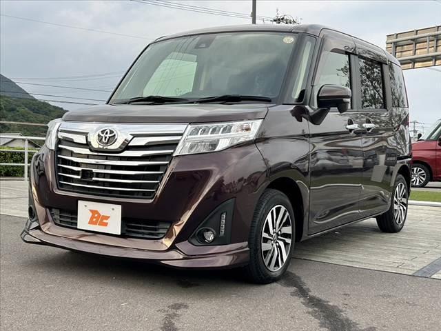 ルーミー カスタムＧ　Ｓ　ＳＡ２　両電スラ　クルコン　社外ＳＤナビ　フルセグ　ＢＴ　ＤＶＤ　Ｂカメラ　ＥＴＣ　スマートキー　オートＬＥＤ　フォグ　Ａストップ　チルトステア　シートリフター　Ｐガラス　Ｒロール　革巻きステア（10枚目）