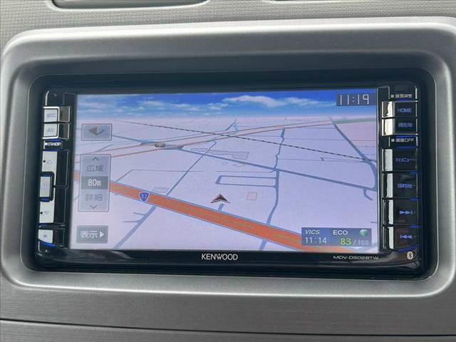 ムーヴコンテ 　後期　禁煙　車検整備付　ホワイトルーフ＆ミラー　エコアイドル　電格ミラー　社外ＳＤナビ　フルセグ　ＢＴ　ＤＶＤ　Ｂカメラ　キーレス　スペアキー　チルトステア　シートリフター　Ｐガラス　社外足廻り（4枚目）