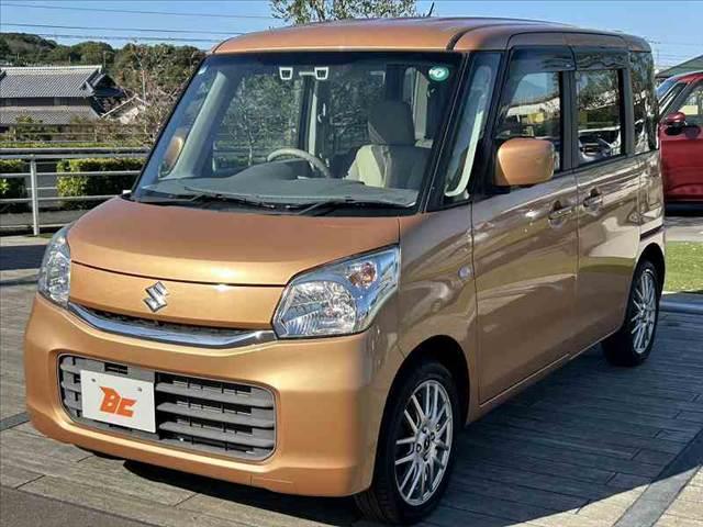 スペーシア X 後期 禁煙車 デュアルカメラブレーキ 両電スラ オートHIDヘッド 全方位M メモリナビ フルセグ BT DVD ステリモ スマートキーX2 Aストップ シートヒーター Pガラス シートリフター(8枚目)