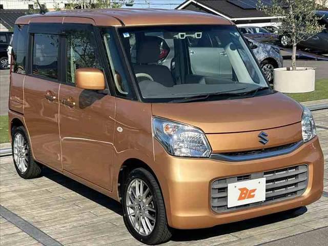 スペーシア X 後期 禁煙車 デュアルカメラブレーキ 両電スラ オートHIDヘッド 全方位M メモリナビ フルセグ BT DVD ステリモ スマートキーX2 Aストップ シートヒーター Pガラス シートリフター(10枚目)