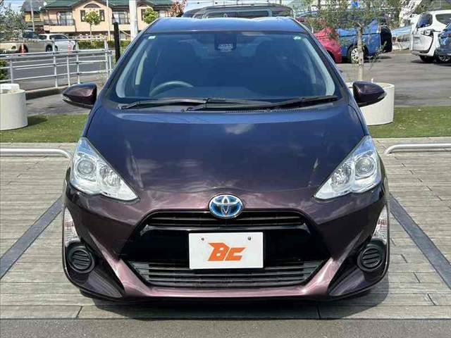 アクア G 中期 禁煙車 車検整備付 スマートキー セーフティセンスC クルコン Fシートヒーター オートライト 電格ウインカーミラー ステリモ Bカメラ 革巻きステア アームレスト チルトステア シートリフター(9枚目)