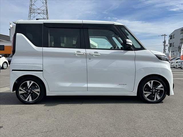 ルークス ハイウェイスター Gターボプロパイロットエディション 禁煙車 車検整備付 エマブレ プロパイロット アラビュー 両電スラ 茶コンビシート サーキュレーター Rロール 電子P Aブレーキホールド オートLED スマートキーX2 純正15AW チルトステア(12枚目)