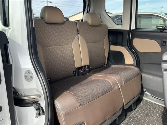 ルークス ハイウェイスター Gターボプロパイロットエディション 禁煙車 車検整備付 エマブレ プロパイロット アラビュー 両電スラ 茶コンビシート サーキュレーター Rロール 電子P Aブレーキホールド オートLED スマートキーX2 純正15AW チルトステア(19枚目)