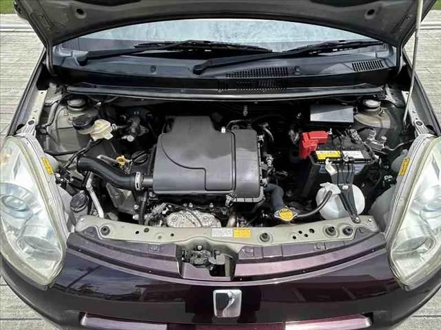 パッソ プラスハナ 禁煙 車検整備付 プロジェクターHIDヘッド フォグ スマートキー スペア 純正CD AAC 電格ミラーウインカー Pガラス チルトステア シートリフター ベンチシート 分割可倒式Rシート ETC(39枚目)