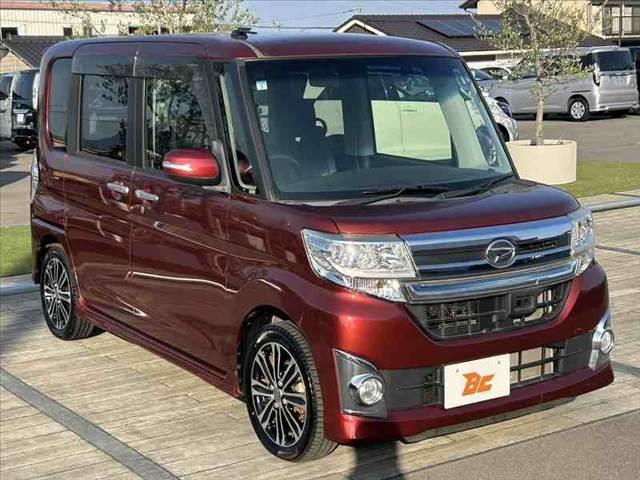 タント カスタムRS トップエディションSA 車検整備付 禁煙車 SA 両電 純正SDナビ フルセグ BT DVD Bカメラ スマートキー オートLED コンビシート エコアイドル チルトステア シートリフター 電格ミラーウインカー 純AW(10枚目)