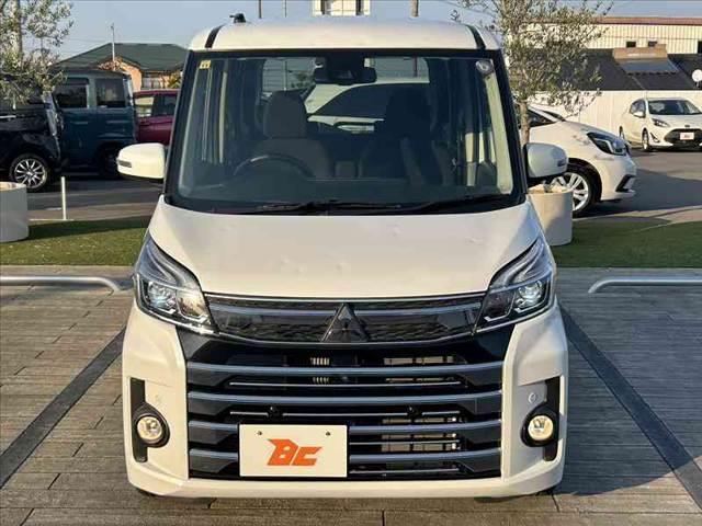 eKスペースカスタム カスタムT セーフティプラスエディション 後期 禁煙車 車検整備付 eアシスト クルコン 両電 オートLED アラビュー 純正メモリナビ フルセグ BT DVD ステリモ スマートキー Aストップ ETC シートヒーター サーキュレータ(9枚目)