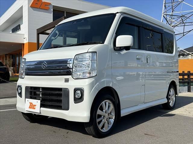 エブリイワゴン PZターボ 禁煙車 車検整備付 セーフティサポート Pセンサー Aハイビーム 電スラ ハイルーフ スマートキーX2 オートHID フォグ 電格ミラー ステリモ 純正14AW 横滑り防止 リアワイパー(10枚目)