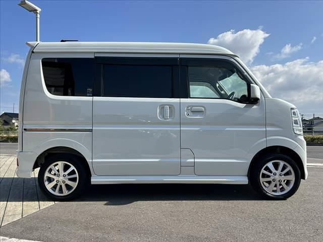 エブリイワゴン PZターボ 禁煙車 車検整備付 セーフティサポート Pセンサー Aハイビーム 電スラ ハイルーフ スマートキーX2 オートHID フォグ 電格ミラー ステリモ 純正14AW 横滑り防止 リアワイパー(12枚目)