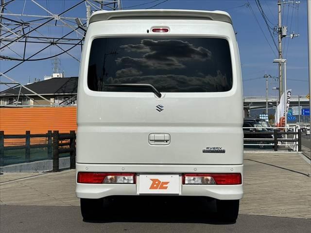 エブリイワゴン PZターボ 禁煙車 車検整備付 セーフティサポート Pセンサー Aハイビーム 電スラ ハイルーフ スマートキーX2 オートHID フォグ 電格ミラー ステリモ 純正14AW 横滑り防止 リアワイパー(14枚目)