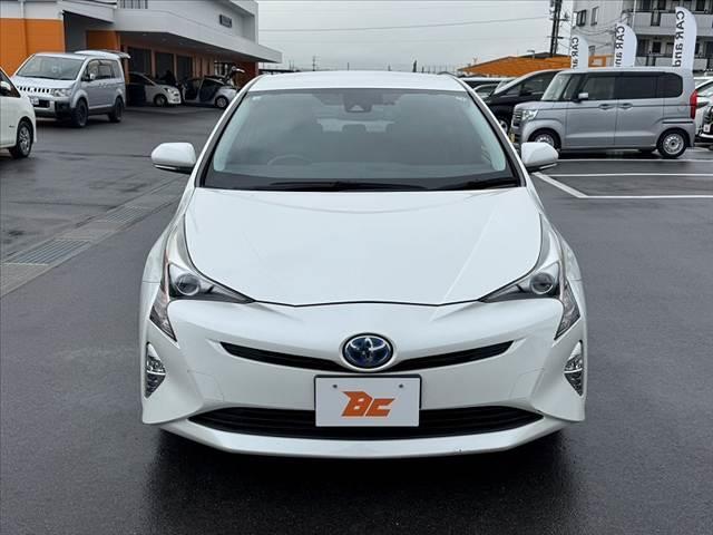プリウス Sツーリングセレクション セーフティセンスP 禁煙車 車検整備付 オートLEDヘッド&フォグ Aクルコン 純正SDナビ フルセグ BT DVD Bカメ ステリモ ドラレコ ETC 合皮シート Fシートヒーター Pガラス(9枚目)