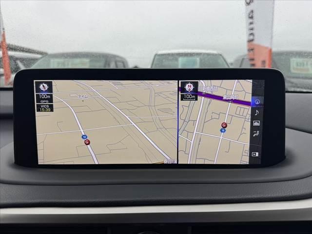 RX RX450h Fスポーツ 禁煙車 ムーンルーフ マクレビ パノラマM 赤革シート FRシートヒーター FシートクーラーPシート 3眼LED FRドラレコ ETC スマートキー Pバックドア Pガラス Aクルコン 純正ナビ(3枚目)