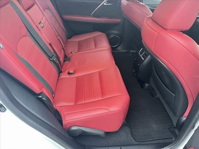 RX RX450h Fスポーツ 禁煙車 ムーンルーフ マクレビ パノラマM 赤革シート FRシートヒーター FシートクーラーPシート 3眼LED FRドラレコ ETC スマートキー Pバックドア Pガラス Aクルコン 純正ナビ(18枚目)