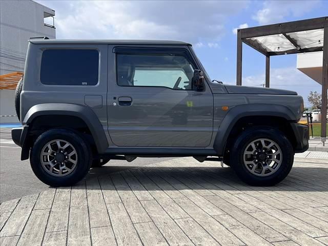 ジムニーシエラ JL 禁煙 OPグリル JC用AW セーフティサポート オートライト Aハイビーム スマートキーX2 社外SDナビ フルセグ BT DVD Fシートヒーター レザー調シートカバー ETC ドラレコ(11枚目)