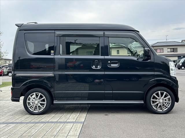 エブリイワゴン 車検整備付 RBS 電動スライド 社外SDナビ フルセグ BT Bカメラ ETC スマートキー オートHIDヘッド フォグライト 電格ミラー Pガラス 横滑り防止 AAC 社外14インチAW(12枚目)