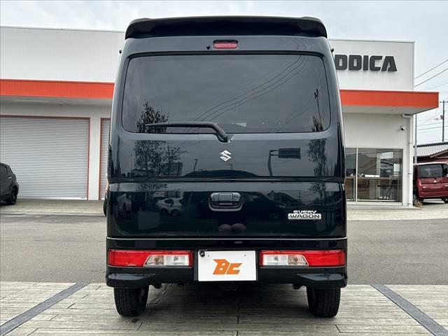 エブリイワゴン 車検整備付 RBS 電動スライド 社外SDナビ フルセグ BT Bカメラ ETC スマートキー オートHIDヘッド フォグライト 電格ミラー Pガラス 横滑り防止 AAC 社外14インチAW(14枚目)