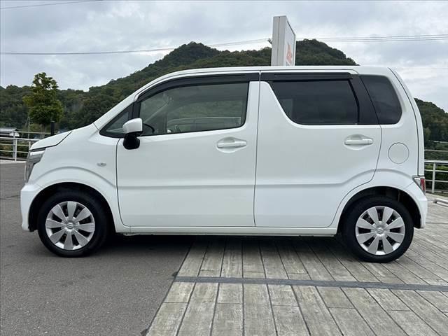 ワゴンR FA 中期 セーフティサポート Aハイビーム Rセンサー 誤発進抑制 キーレス スペアキー 純正CD オートライト 電格ミラー Pガラス ベンチシート アームレスト 助手席下BOX マットバイザー(11枚目)