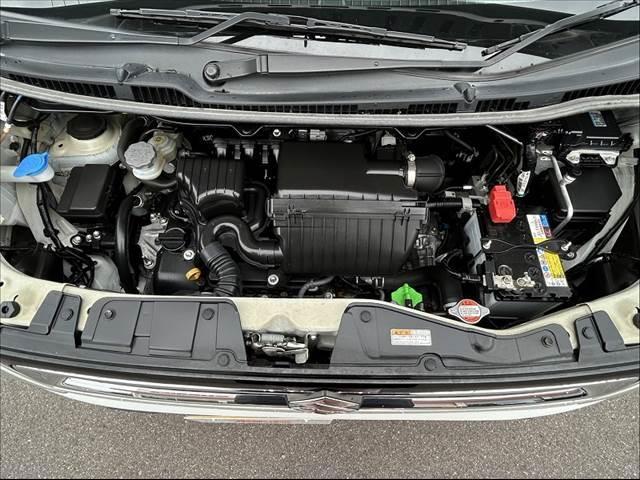 ワゴンR FA 中期 セーフティサポート Aハイビーム Rセンサー 誤発進抑制 キーレス スペアキー 純正CD オートライト 電格ミラー Pガラス ベンチシート アームレスト 助手席下BOX マットバイザー(42枚目)