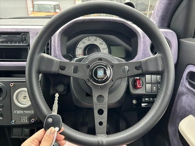 アルト F 禁煙車 車検整備付 5MT ワークス仕様 NARDIステア 車高調 D席スイスポシート 社外タワーバー 社外15AW ETC キーレス LED Rフィルム Dミラー型FRドラレコ ブースト計 水温系(3枚目)