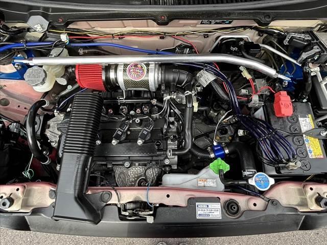 アルト F 禁煙車 車検整備付 5MT ワークス仕様 NARDIステア 車高調 D席スイスポシート 社外タワーバー 社外15AW ETC キーレス LED Rフィルム Dミラー型FRドラレコ ブースト計 水温系(41枚目)