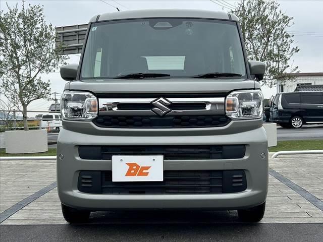 スペーシア ハイブリッドX 禁煙車 両電スラ 電子P ブレーキホールド セーフティS Aクルコン 社外ナビ BT Bカメラ スマートキー ETC ドラレコ オートLED Aハイ Fシートヒーター Pガラス Rロール(9枚目)