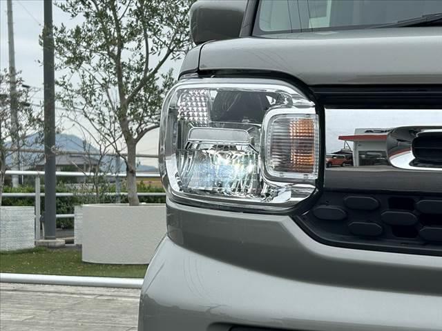 スペーシア ハイブリッドX 禁煙車 両電スラ 電子P ブレーキホールド セーフティS Aクルコン 社外ナビ BT Bカメラ スマートキー ETC ドラレコ オートLED Aハイ Fシートヒーター Pガラス Rロール(37枚目)