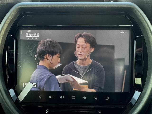 ハスラー タフワイルドターボ 禁煙車 純正9インチナビ フルセグ 全方位 セーフティS カープレイ BT DVD ETC2.0 ルーフレール Aクルコン スマートキー2ケ オートLED Aスト パーキングセンサー シートヒーター(3枚目)