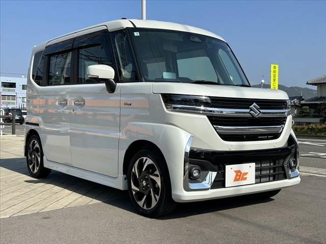 スペーシアカスタム ハイブリッドＸＳ　禁煙車　全方位Ｍ　９インチメモリナビ　フルセグ　ＢＴ　セーフティサポート　両電スラ　純正１５ＡＷ　オートＬＥＤ　スマートキーＸ２　ＥＴＣ　Ｆシートヒーター　コンビシート　Ｒテーブル　サーキュレーター（8枚目）