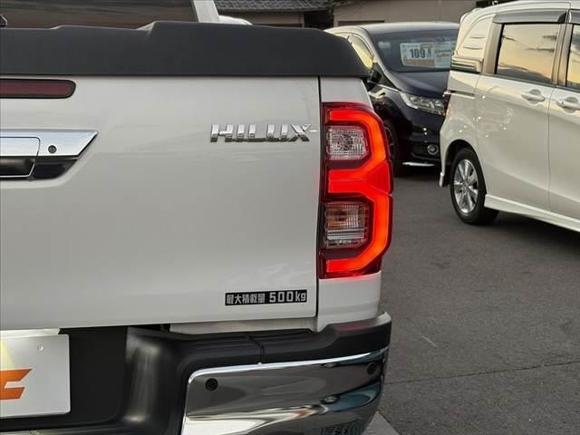 ハイラックス Ｚ　後期　禁煙車　４ＷＤ　ディーゼル　ターボ　純正ナビ　フルセグ　ＢＴ　Ｂモニタ　レーダークルーズ　プリクラ　クリアランスソナー　ＬＤＡ　オートＬＥＤ　Ｐガラス　ＥＴＣ　電格ヒーターミラー　革巻ステア（38枚目）