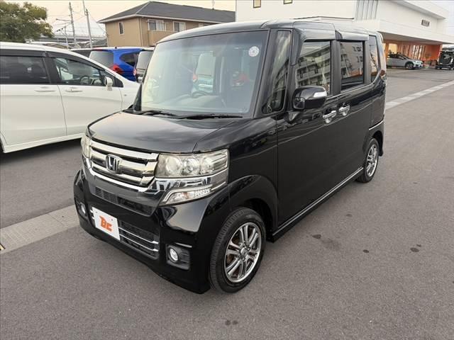 Ｎ－ＢＯＸカスタム Ｇ・Ｌパッケージ　後期　禁煙車　車検整備付　電動スライド　Ａストップ　ＥＴＣ　ＨＩＤヘッド　フォグライト　スマートキー　チルトステア　シートリフター　電格ミラーウインカー　ＡＣソケット　Ｐガラス　Ｒロール　純正１４ＡＷ（10枚目）