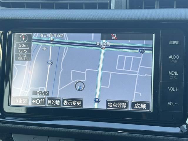アクア Ｇ　中期　禁煙車　車検整備付　スマートキーＸ２　オートＬＥＤ　フォグ　Ｆシートヒーター　純正ＳＤナビ　フルセグ　ＢＴ　ＤＶＤ　Ｂカメ　ステリモ　クルコン　ＥＴＣ　電格ミラーウインカー　革巻きステア（21枚目）