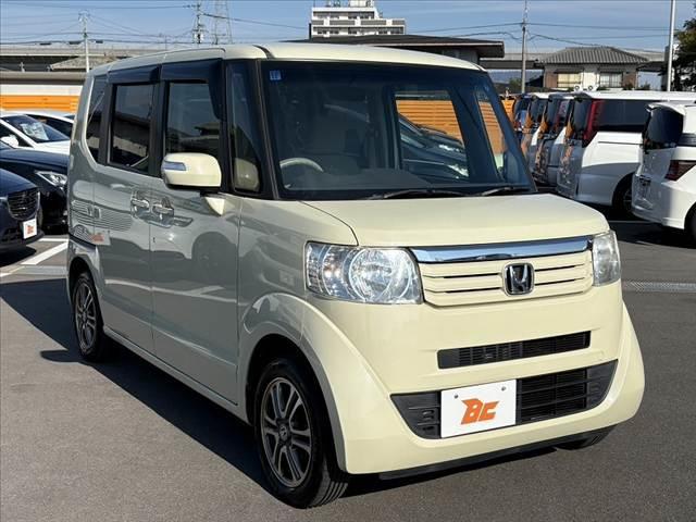 N-BOX G・Lパッケージ 禁煙車 両側電動スライド スマートキーX2 プッシュスタート 純正CDオーディオ ステリモ 電格ミラーウインカー Pガラス チルトステア ベンチシート アームレスト ヘッドライトレベライザー(8枚目)
