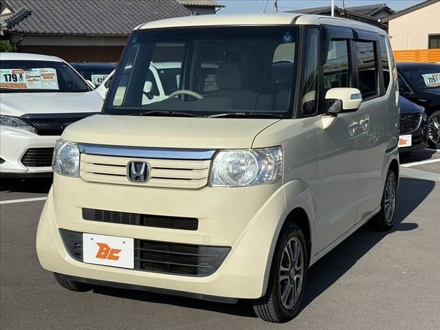 N-BOX G・Lパッケージ 禁煙車 両側電動スライド スマートキーX2 プッシュスタート 純正CDオーディオ ステリモ 電格ミラーウインカー Pガラス チルトステア ベンチシート アームレスト ヘッドライトレベライザー(10枚目)