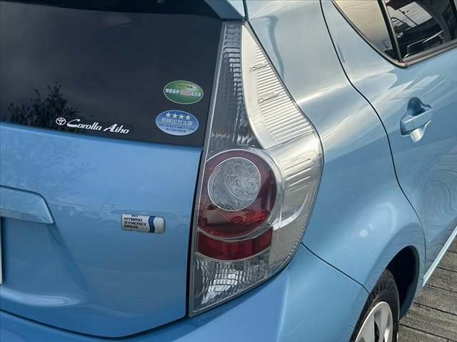 アクア S 禁煙車 車検整備付 スマートキーX2 オートライト 純正SDナビ フルセグ BT DVD Bカメラ ステリモ FRドラレコ ETC チルトステア シートリフター 電格ミラーウインカー アームレスト(36枚目)