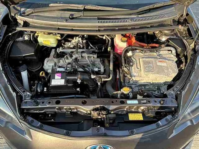 アクア Gブラックソフトレザーセレクション 後期 禁煙車 車検整備付 社外メモリナビ CD ETC エコアイドル エアコン パワステ パワーウィンドウ ヘッドライトレベライザー WSRSエアバッグ Rガラスフィルム施工 マットバイザー(46枚目)