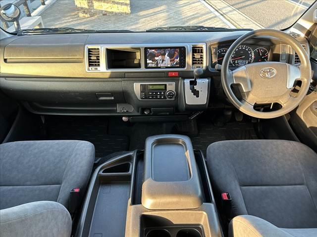 ハイエースワゴン GL 後期 禁煙車 車検整備付 電スラ オートLED 社外SDナビ フルセグ BT DVD Bカメラ キーレス スペアキー ETC フォグライト 電格ミラー チルトステア 社外16AW フロマット(2枚目)