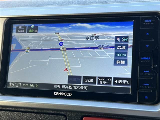 ハイエースワゴン GL 後期 禁煙車 車検整備付 電スラ オートLED 社外SDナビ フルセグ BT DVD Bカメラ キーレス スペアキー ETC フォグライト 電格ミラー チルトステア 社外16AW フロマット(3枚目)