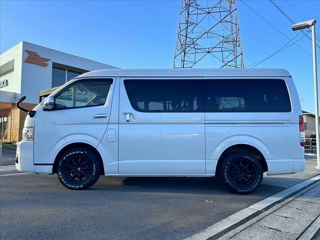 ハイエースワゴン GL 後期 禁煙車 車検整備付 電スラ オートLED 社外SDナビ フルセグ BT DVD Bカメラ キーレス スペアキー ETC フォグライト 電格ミラー チルトステア 社外16AW フロマット(11枚目)