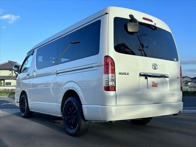 ハイエースワゴン GL 後期 禁煙車 車検整備付 電スラ オートLED 社外SDナビ フルセグ BT DVD Bカメラ キーレス スペアキー ETC フォグライト 電格ミラー チルトステア 社外16AW フロマット(13枚目)