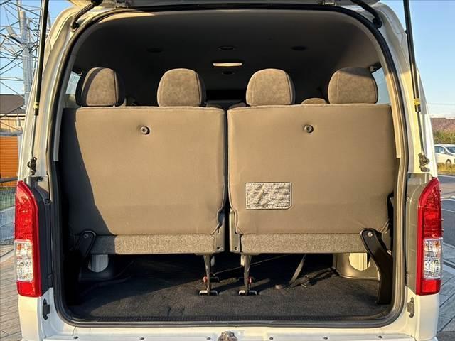 ハイエースワゴン GL 後期 禁煙車 車検整備付 電スラ オートLED 社外SDナビ フルセグ BT DVD Bカメラ キーレス スペアキー ETC フォグライト 電格ミラー チルトステア 社外16AW フロマット(19枚目)