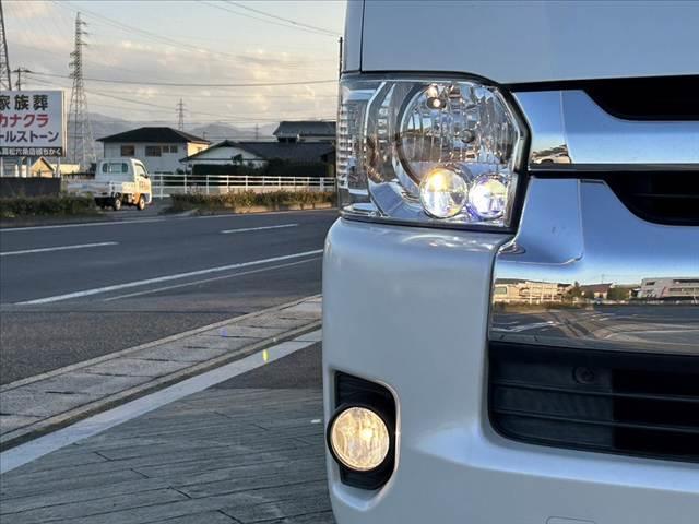 ハイエースワゴン GL 後期 禁煙車 車検整備付 電スラ オートLED 社外SDナビ フルセグ BT DVD Bカメラ キーレス スペアキー ETC フォグライト 電格ミラー チルトステア 社外16AW フロマット(32枚目)