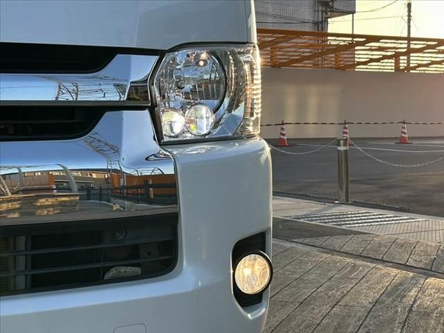 ハイエースワゴン GL 後期 禁煙車 車検整備付 電スラ オートLED 社外SDナビ フルセグ BT DVD Bカメラ キーレス スペアキー ETC フォグライト 電格ミラー チルトステア 社外16AW フロマット(33枚目)