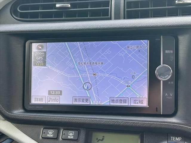 アクア S 禁煙 車検整備付 スマートキーX2 オートLEDヘッド 純正SDナビ BT フルセグ DVD ステリモ ETC ドラレコ フォグ チルトステア シートリフター 電格ミラーウインカー Pガラス(3枚目)